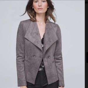 WHITE HOUSE BLACK MARKET Ultra Suede Jacket / Blazer					NWT